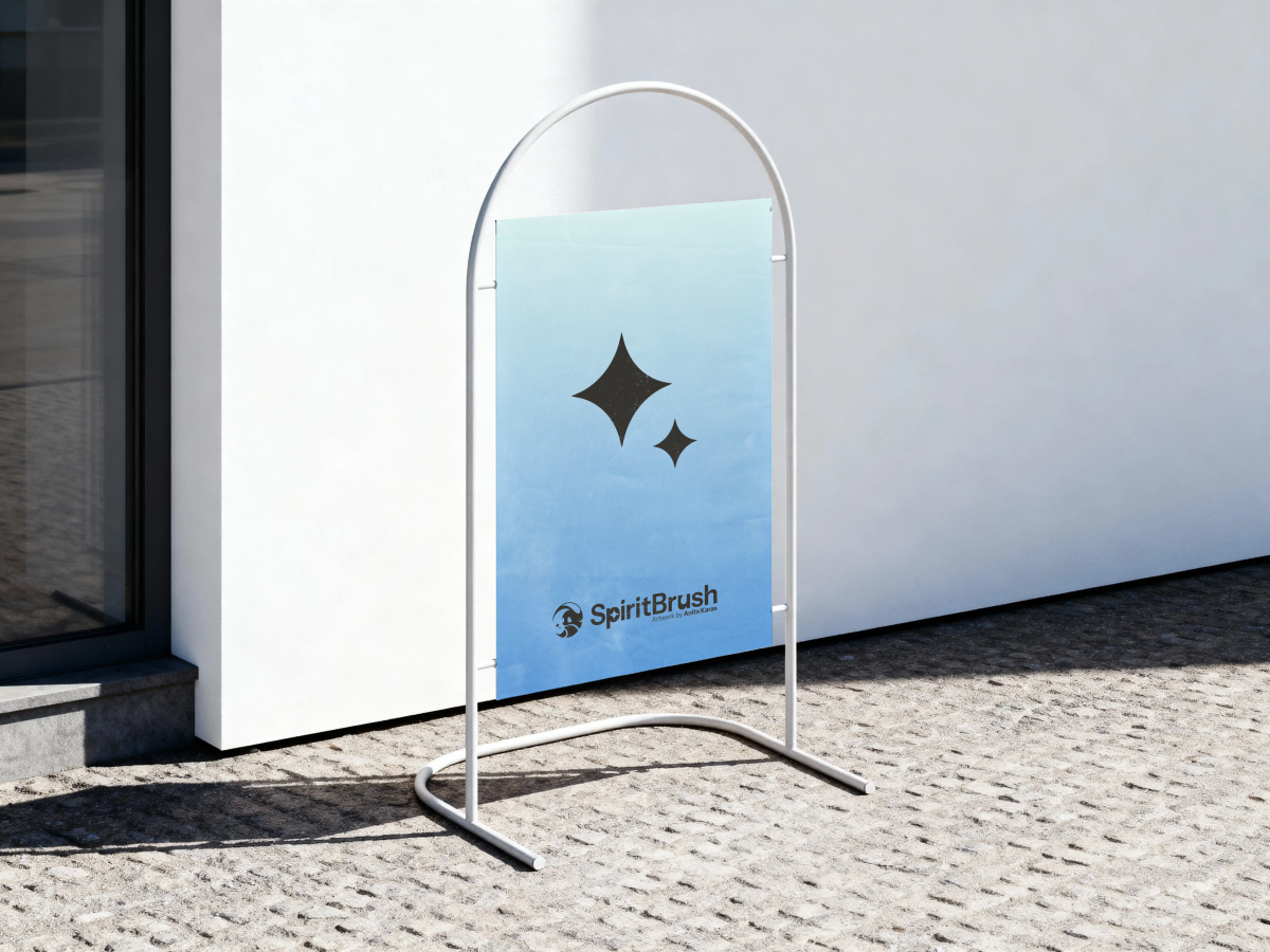 SpiritBrush Poster Mockup